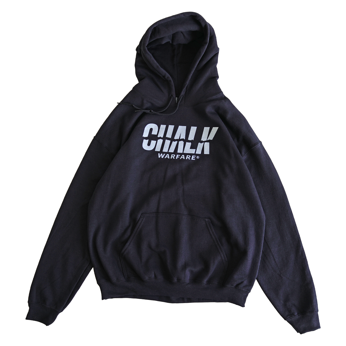 HOODIE - CHALK - BLACK